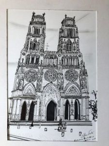 Dessin de COMETE: Cathedrale Sainte-Croix d'Orleans