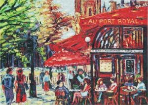Peinture de Gerard SERVAIS: La vie à Paris