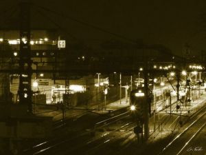 Photo de Gregory Foulon: RER de nuit
