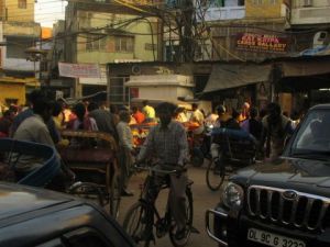 Photo de Doriane Metz: Traffic de rue à Old Delhi, Inde