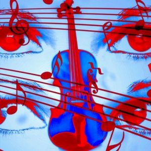 Art_numerique de CHANTAL LEYMARIE: play the music