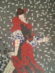 Mosaique de christe: flamenco