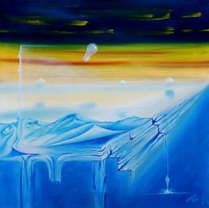 Peinture de Tallarida: Espace de glace