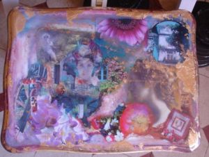 Collage de LAURENCE A: table rose