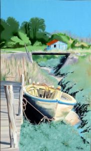 Peinture de MICHELLE: Barque à Fort Royer
