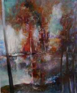 Peinture de Remi BRAYE: Le petit étang