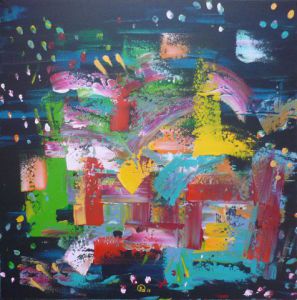 Peinture de Olivia BOA: Evasion de Pensées