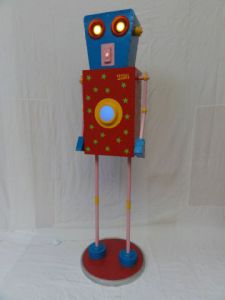 Oeuvre de Cyrille Plate: Robot lumineux