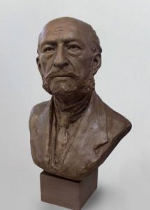 Sculpture de Laurent mc sculpteur portrait: Emile Cartailhac