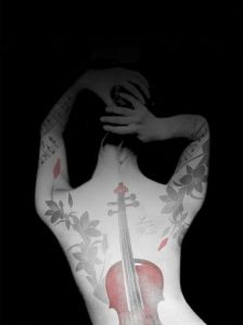 Art_numerique de Frederic Bouillet: Lady Violin