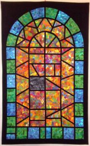 Art_textile de Jean Pierre Avonts-Saint Lager: VITRAIL 1 / GLASS WINDOW 1