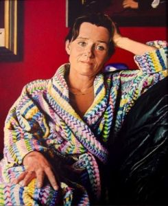 Peinture de Bernard Chauvelot: Portrait de K