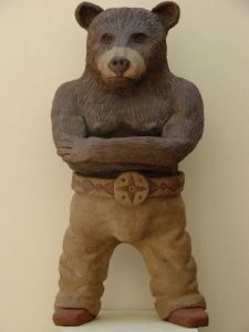 Sculpture de Guillaume Chaye: L'Ours Arthur