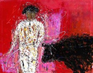 Peinture de Daniel Rostin: Corrida