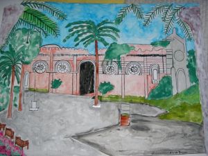Peinture de GHIS: IGLESIA SANTA CATALINA - CONIL -