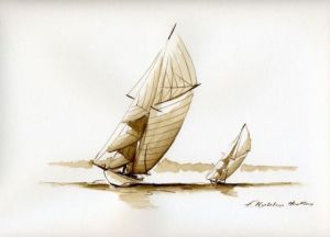 Dessin de Francis Kuhlen: encre