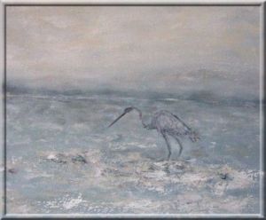 Peinture de Regine Graviassy Devarewaerre: l'attente 