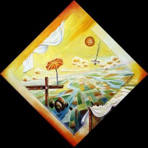 Peinture de bruno chevalier-costard: Oser partir