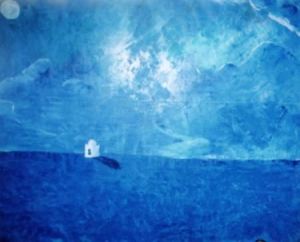 Peinture de AHMED SAID KADIRI: SOLITUDE