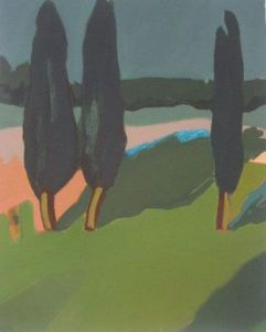 Peinture de dorothee sadowski: CYPRES