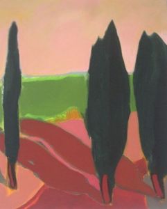 Peinture de dorothee sadowski: CYPRES