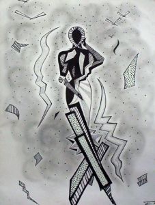 Dessin de JVILLAR: MANNEQUIN