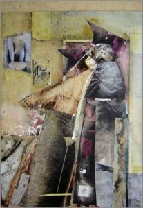 Collage de Guy Garnier: eux deux