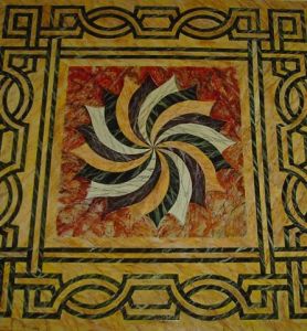 Peinture de angelique breton: Marqueterie de faux-marbre