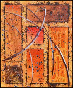 Peinture de gilles fraysse: DESORDRE TRIBAL