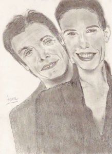 Dessin de paradisianna: Marc Lavoine et Zoe Felix