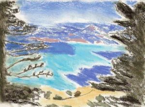 Dessin de paradisianna: Lac