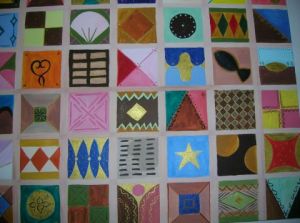 Peinture de Emmanuelle DUVAL: carre