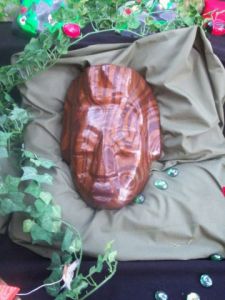 Artisanat de Louisiane: Masque Homme-Arbre