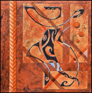 Peinture de gilles fraysse: MO'O DESORDONE