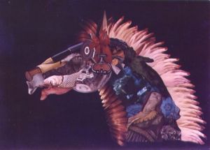 Collage de Marina Obo: Le Cheval