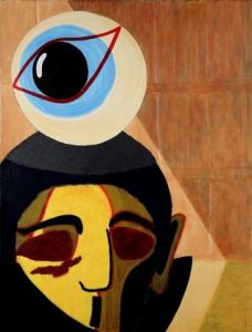 Peinture de Michel-Philippe Lehaire: Oedipe