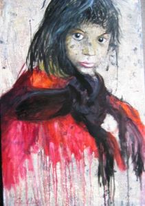 Peinture de claude poty: red