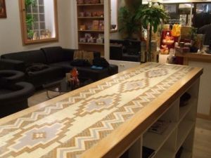Artisanat de l art en mille morceaux: kilim