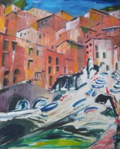 Peinture de Sylvie Vergnaud Perron: 5 Terre