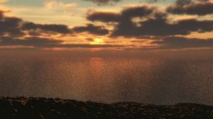 Art_numerique de Cactus42: Plage deserte