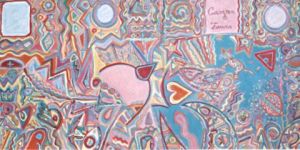 Peinture de FABRICE LEMARECHAL: Faune de canyon