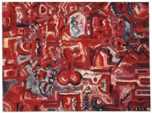 Peinture de FABRICE LEMARECHAL: Chaos ethnique