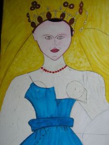 Peinture de GHIS: LA REINE MERE
