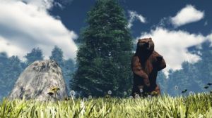 Art_numerique de Cactus42: Le cri de l'ours