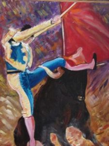Peinture de Patrick CRONIER: TORERO