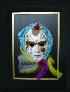 Artisanat de EVOLIA: Bleu et plumes