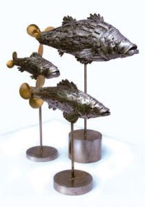 Sculpture de thierry benenati: TROIS FOIS SÈTE