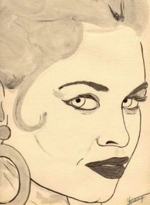 Dessin de JYHEL: BRIGITTE