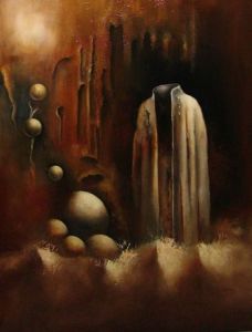 Peinture de Thierry GARNIER-LAFOND: Il restera seul