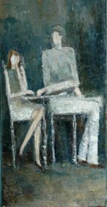 Peinture de corine richaud: le gueridon